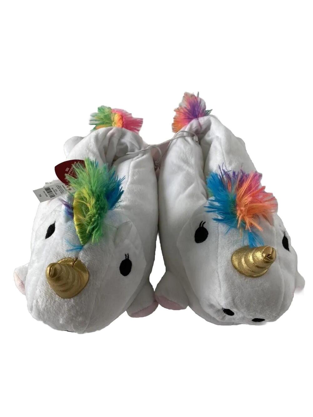 Unicorn Women’s Slippers Size 7/8 Cute Cozy Soft Footwear New All-Day Comfort